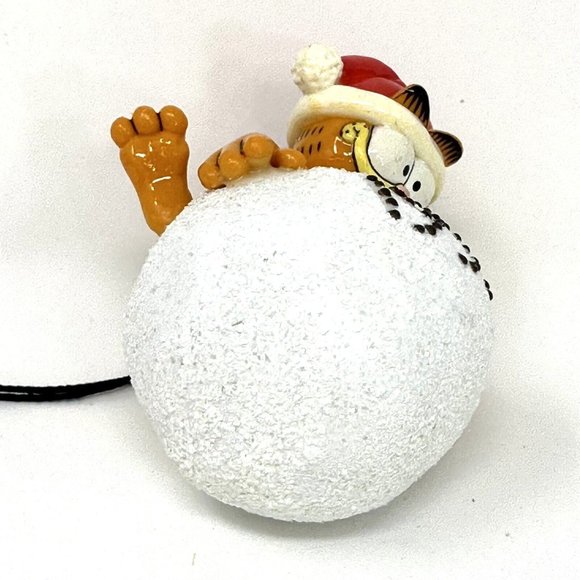 Vintage Enesco Christmas Ornament Garfield Have a Ball 1991 IOB - Picture 7 of 16